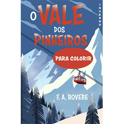 foto: O vale dos pinheiros Inverno para colorir